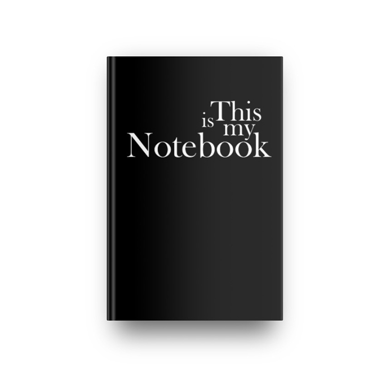This is my Notebook in Jet Black