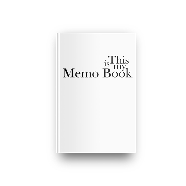 This is my Memo Book in Brilliant White