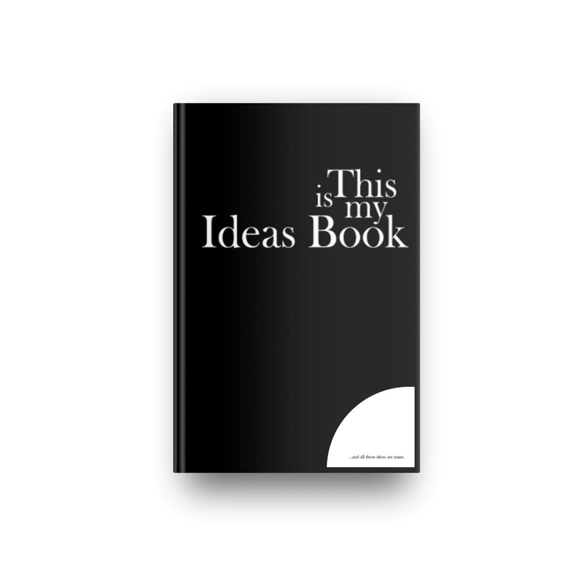 Ideas Book in Jet black 02