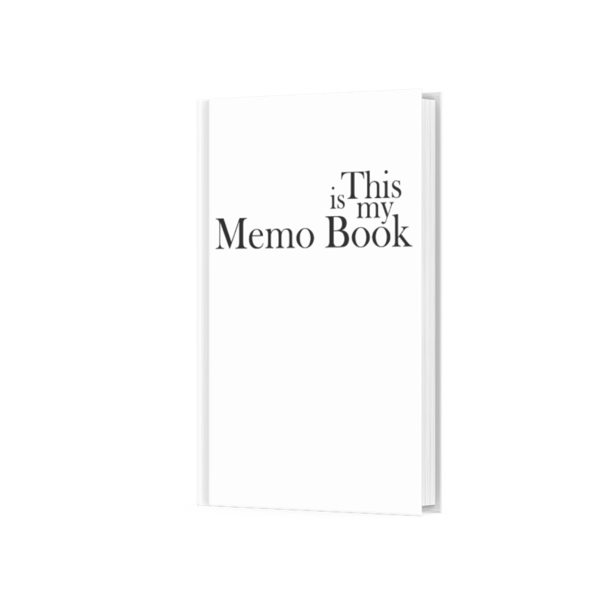 Memo Book in Brilliant White 03