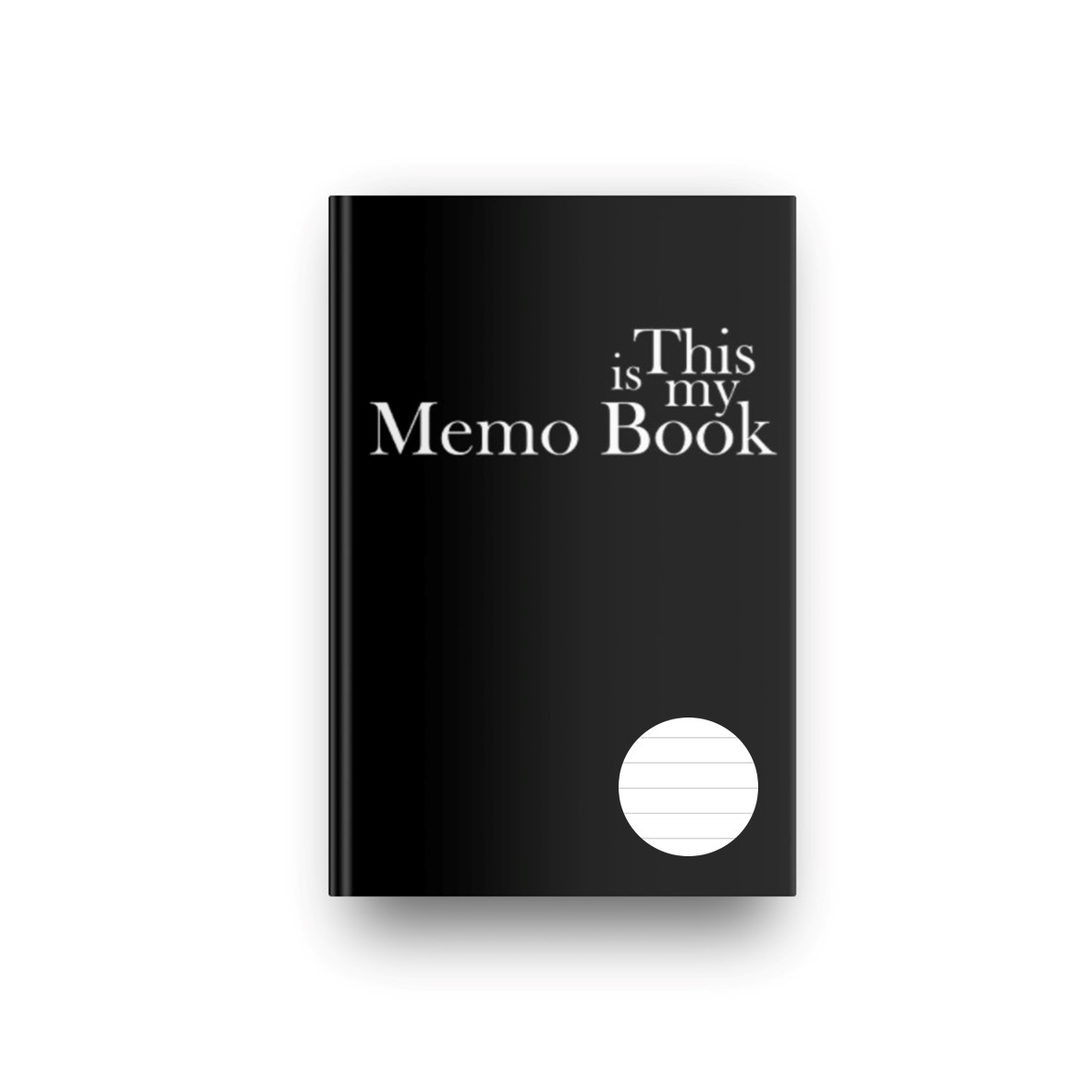 Memo Book in Jet Black 02