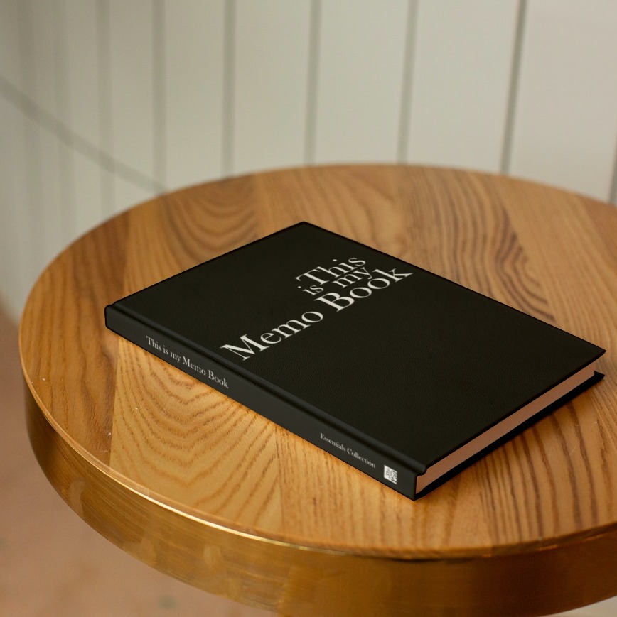 Memo Book in Jet Black 04