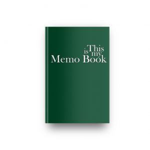 This is my Memo Book in British Racing Green