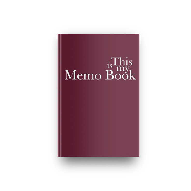 This is my Memo Book in Royal Burgundy