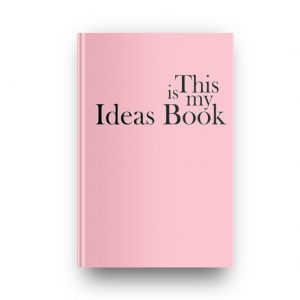 This is my Ideas Book in Carnation Pink