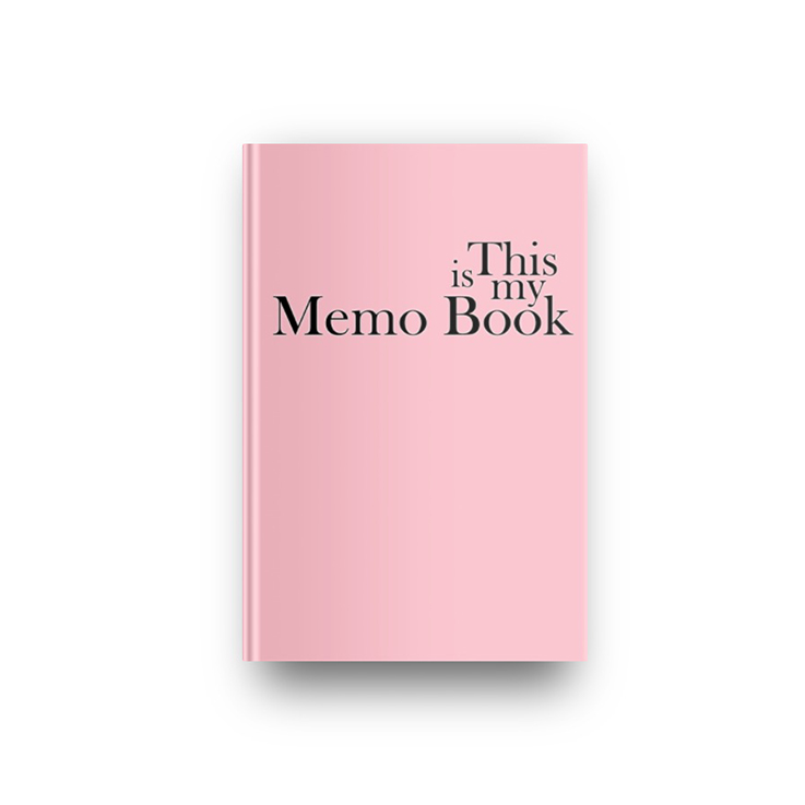 This is my Memo Book in Carnation Pink