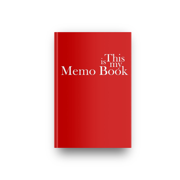 This is my Memo Book in Grenadier Red
