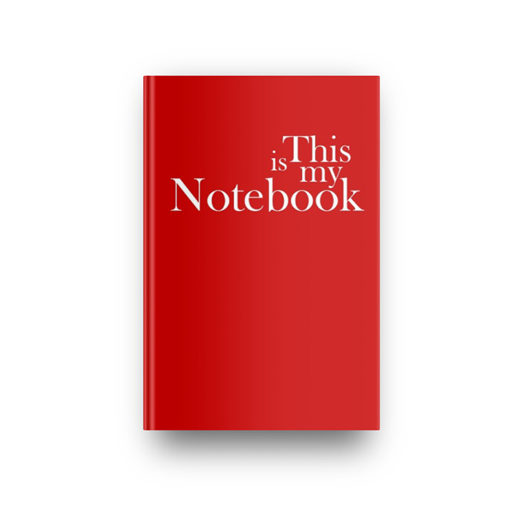 This is my Notebook in Grenadier Red