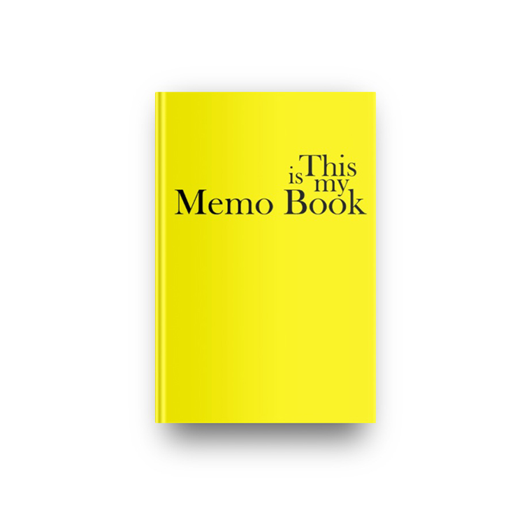 This is my Memo Book in Lemon Yellow