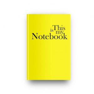 This is my Notebook in Lemon Yellow