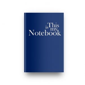 This is my Notebook in Navy Blue